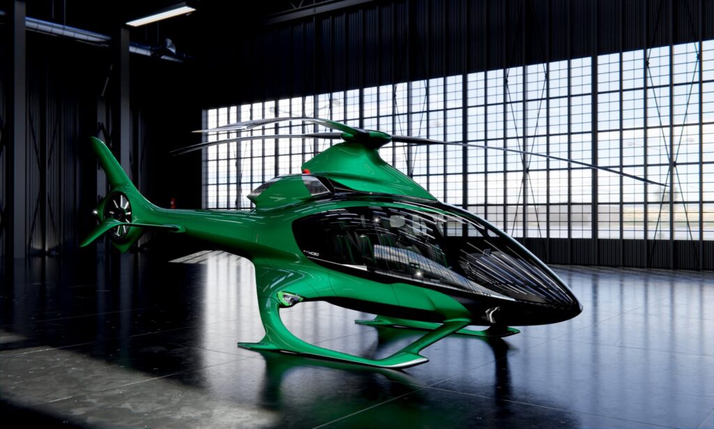 luxury private helicopter in europe